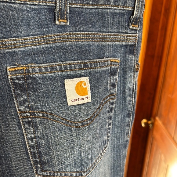 CARHARTT WOMEN'S WORK JEAN - RELAXED FIT RUGGED FLEX SIZE 16 - Picture 8 of 8